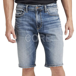กางเกงยีนส์ขาสั้นสำหรับผู้ชายกางเกงขาสั้นลำลอง - Product Image 5