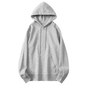Custom Embroidered Street Clothes French Terry Heavy <b>White</b> Retro Style Stone Pickling Men's Hoodies and <b>Sweatshirts</b> - Product Image 2