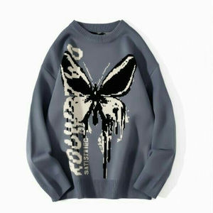 Suéter de Cuello Redondo en Diferentes Colores, Diseños de Sudadera Extra Grande de Alta Calidad - Product Image 1