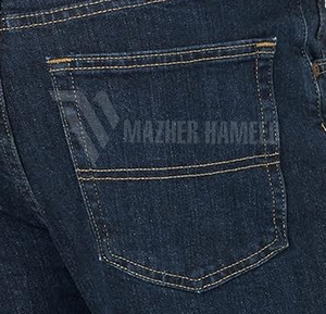 Vente en gros en vrac de jeans pour hommes avec logo personnalisé pantalon en denim Slim Fit pantalon en denim confortable et élégant OEM - Product Image 5