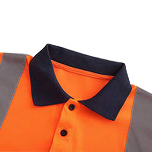 เสื้อโปโลแขนสั้นสะท้อนแสงสำหรับผู้ชายชุดทำงานแบบปรับแต่งโลโก้ได้ไซส์ใหญ่พิเศษ - Product Image 2