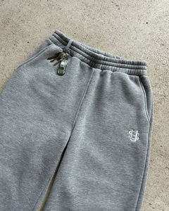 Men's Customized Color Spandex/<b>Polyester</b> <b>Jogger</b> Sweatpants Elastic Embroidery Logo Casual Autumn Style Lightweight Knitted Quick - Product Image 4