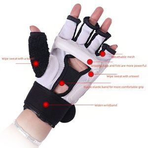 Guantes de Taekwondo y juego de protectores de pies Guantes de fitness - Product Image 3