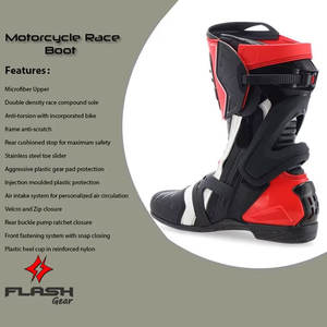 Botas de Motocicleta Impermeables de PVC para Mujer, con Punta Cuadrada, para Carreras, Uso en Invierno - Product Image 2