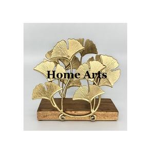Wood And Aluminum Napkin Holder Superior Quality <b>Gold</b> Color <b>Tissue</b> <b>Paper</b> Holder For Wholesale Supplier - Product Image 1