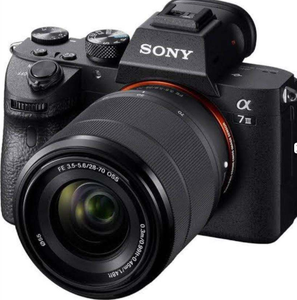 Nouveautés en stock, appareil photo numérique sans miroir plein format de qualité Alpha A7 III 24,3 Mpx avec objectif FE 70-200 mm F/2.8 GM - Product Image 1