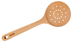 Espumadera de madera de haya de 30 cm. (Ibili 746630) - Product Image 1