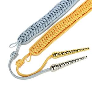Cordones de hombro dorados y Aiguillettes con plata | Venta al por mayor de cordón de hombro Aiguillette para vestidos de uniformes ceremoniales - Product Image 5