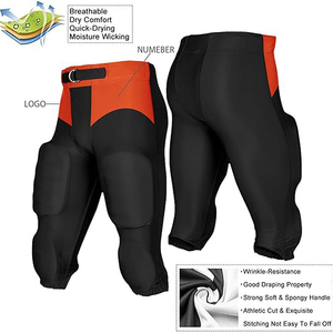 Protector de Cintura para Fútbol Americano 2025, de Alta Calidad, Acolchado, con Pantalón Integrado y Protección Incorporada, 5 Zonas de Acolchado - Product Image 4
