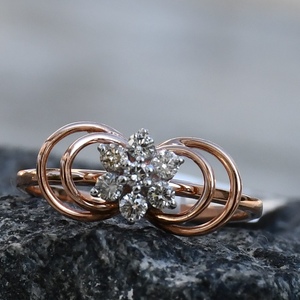 Luxury 14K & 18K Solid Gold <b>Diamond</b> Ring Elegant Certified Natural <b>Diamond</b> <b>Jewelry</b> - Product Image 1