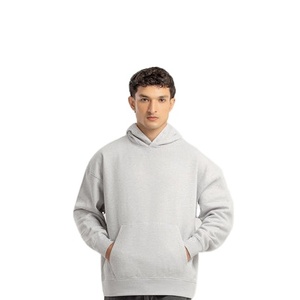 Sweat-shirt à capuche pour homme de qualité supérieure, 480 GSM, coton, polyester, molleton épais, chaud, style décontracté, streetwear, fabrication OEM, étiquette privée - Product Image 2