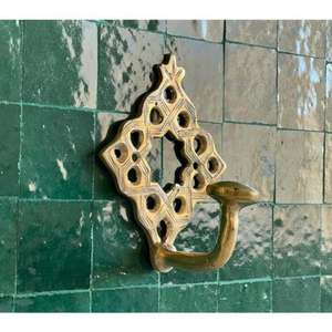 Crochets muraux en laiton de premier ordre en forte demande pour la décoration intérieure de qualité supérieure et de luxe finition polie dorée au meilleur taux - Product Image 1