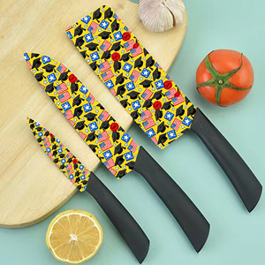 Juego de Cuchillos de Cocina Premium en Oferta, 4 Juegos de Cuchillas de Cerámica, Diseño Ambidiestro de Plástico, Cuchillo de Chef de Alta Calidad para Barbacoa y Exteriores - Product Image 2