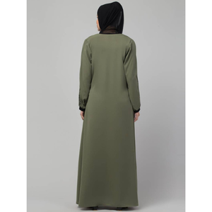 DUBAÏ ABAYA 2024 FEMMES MUSULMANES PRIÈRE JIBABS KHIMAR NIKAB ENSEMBLE VÊTEMENTS ETHNIQUES ISLAMIQUES DEUX COUCHES ABAYA FEMME MUSULMAN WEAR ROBE - Product Image 4