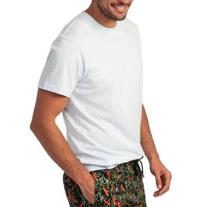 Camiseta blanca de algodón Unisex, camisa de cuello redondo de mezcla triple - Product Image 2