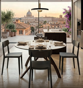 Nordic Minimalist Plastic <b>Dining</b> <b>Chair</b> <b>Stackable</b> Outdoor Indoor PP <b>Chair</b> - Product Image 2