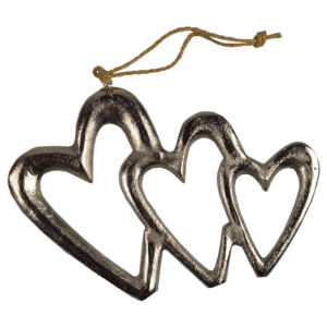 La mejor decoración interior colgante en forma de corazón mejor para el hogar decorativo y fiesta decorativo diseño de aluminio adorno de Metal en forma - Product Image 2