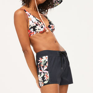 Denim Canvas <b>Women's</b> Surfing <b>Shorts</b> Solid Casual Eco-Friendly Breathable Quick Dry Beach Swim Board Custom Logo - Product Image 5