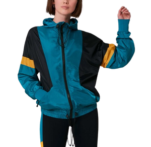 แจ็คเก็ตกันลมไนลอนมีฮู้ดสำหรับผู้หญิงเสื้อแจ็คเก็ตกันลมทำจากโพลีเอสเตอร์ไนล่อนกันลม2025 100% - Product Image 1