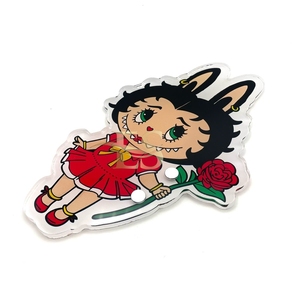 Betty Boop Nouveauté Tuiles à cils personnalisables en acrylique durables en forme de dessin animé Outil de beauté pour les cils avec logo personnalisé - Product Image 1
