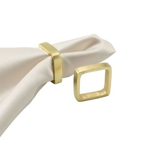 Servilletero de metal de lujo hecho a mano con patrón étnico tradicional para decoración de mesa de comedor festiva de boda - Product Image 3