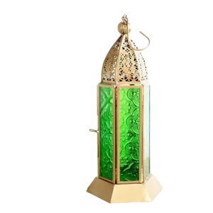 Estilo marroquí Hierro Metal Mesa Decoración Calidad Colgante Linterna Diseño recortado para ocasiones navideñas Excelente precio Vela - Product Image 5