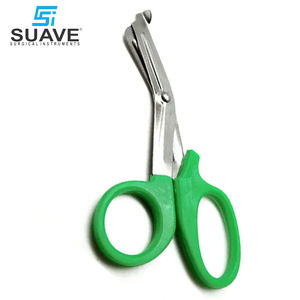 Meilleur Prix Bonne Qualité Bandage Chirurgical Poignée Verte EMT Trauma Ciseaux De Cisaillement Par SUAVE INSTRUMENTS SURGICAUX - Product Image 4