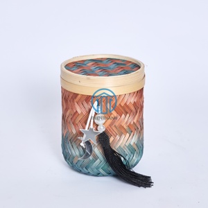 Handmade Bamboo <b>Ramadan</b> <b>Gift</b> <b>Box</b> with Full Accessories New Color, Made in Vietnam - Product Image 2