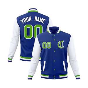 Chaqueta universitaria de lana personalizable para hombre, chaqueta de Uniforme de Invierno con logotipo de número de nombre impreso personalizado, diseña tu propio estilo - Product Image 1
