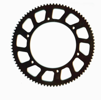 Pignon de chaîne à rouleaux 219 certifié ISO, dents moulées de précision, trempées haute fréquence, haute qualité pour la course tout-terrain longue distance