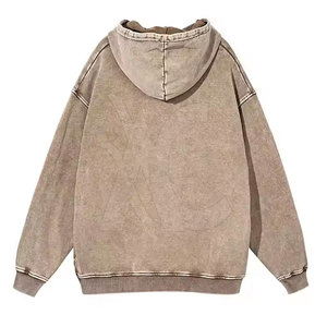 Sudadera con Capucha Vintage para Hombre, Lavado Ácido, con Bolsillo Canguro y Cordones Ajustables, Ideal para Looks Urbanos a la Moda - Product Image 2