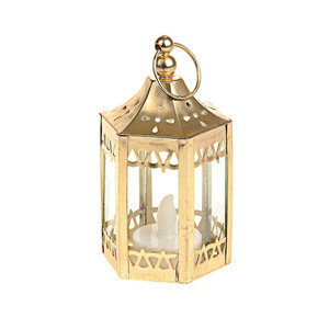 Nouveau lot de 2 mini lanternes au design fait main plaqué couleur noire avec une très grande qualité et un matériau à très faible taux - Product Image 2