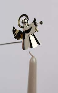 Éteignoir de bougie à finitions multiples pour accessoires de décoration de bougie Poignée Design moderne Ciseaux de coupe en métal et laiton - Product Image 2