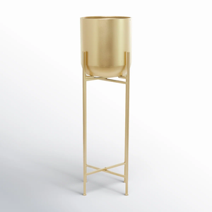 Maceta de flores artesanal de Metal con soporte para interior y exterior, maceta de flores decorativa para decoración interior y exterior - Product Image 3