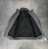 Manteau long zippé kaki pour homme de haute qualité, imperméable, respirant, rembourré, vêtement d'extérieur décontracté, manteau pour l'hiver et l'automne