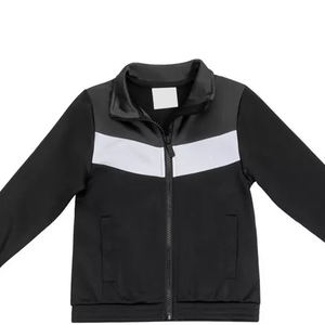 Survêtement personnalisé de haute qualité pour enfants survêtement de sport décontracté en polyester/coton pour garçons style solide service d'équipe OEM en toile - Product Image 3