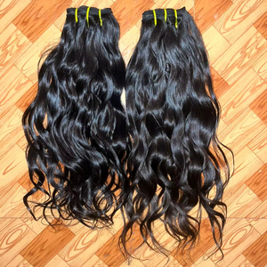 Extensions de cheveux vierges indiennes bouclées naturelles, Remy, double trame, non traitées, cheveux humains, toutes les couleurs, vente en gros - Product Image 1