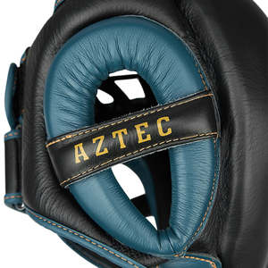 Casco de Boxeo AZTEC Negro/Azul, Equipo y Protección - Product Image 4