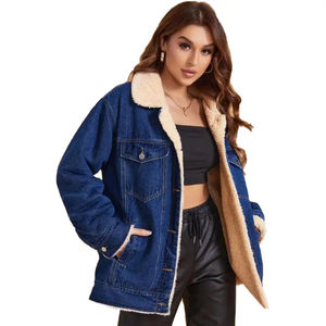 Chaqueta Vaquera de Mezclilla de Algodón Transpirable para Mujer, Chaqueta de Invierno Personalizada al por Mayor 2025 - Product Image 1