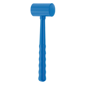 Maillet dentaire en acier inoxydable revêtu de couleur bleue, poignée en POM, diamètre 250 mm, 230 g, utilisation dentaire professionnelle manuelle, prise ergonomique A+ - Product Image 4