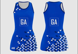 Vestido de netball reversible personalizado para mujer, 100% poliéster, ligero, antiarrugas, Anti-UV, secado rápido, transpirable, estampado Digital - Product Image 5