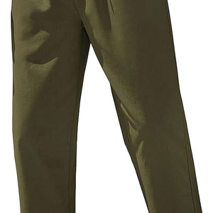 Hot Selling Men's Casual Jogger Pants Comfortable 100% Cotton <b>Trousers</b> <b>Elastic</b> <b>Waist</b> Custom Logo Lightweight Design Windproof - Product Image 3