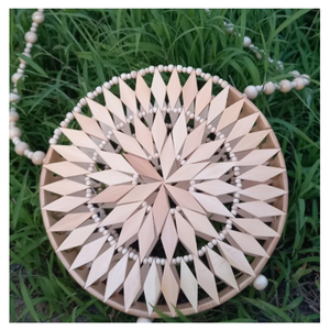 Sac en bambou fait à la main avec 100% sac en bambou frais matériaux naturels de haute qualité excellent accessoire pour les sorties et les vacances à la plage - Product Image 2