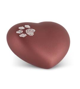 Urnes en forme de coeur Paw Pet pour cendres Urnes de crémation de conception en forme de coeur en gros avec des prix raisonnables - Product Image 4