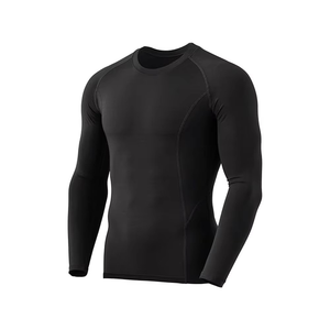 High Quality Short Sleeve Men Swimming Surfing Rash Guard <b>Black</b> White <b>Compression</b> Tops Wholesales Men T <b>Shirt</b> MMA Rashguard - Product Image 5