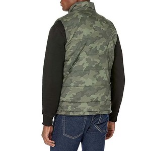 Chaleco impermeable de invierno poliéster camuflaje sin mangas Puffer cremallera acolchada ropa de hombre chaquetas High Street chaquetas de hombre - Product Image 2