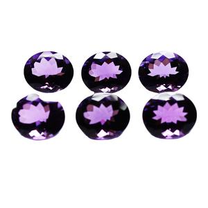 Accesorios de joyería DIY de alta calidad, amatista púrpura Natural, corte ovalado, corte facetado, lote de piedras preciosas sueltas a la venta, precios de fábrica - Product Image 1