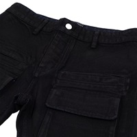 Unisex 2025 Büyük Beden Çok Cepli Nefes Alabilen Gotik Kot Pantolon Sokak Modası Düz Hip Hop Tarzı Kristal İşlemeli Düğmeli