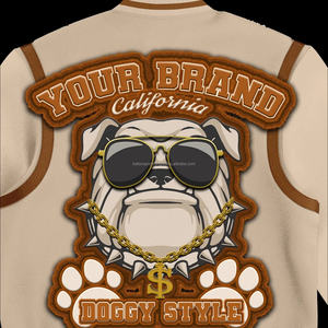 Vestes universitaires de haute qualité pour hommes vestes universitaires vierges en gros veste universitaire Letterman unie avec logo personnalisé pour homme - Product Image 4