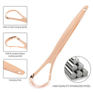 Wholesale Portable Copper Eco- Friendly <b>Tongue</b> <b>Scraper</b> Set <b>Tongue</b> <b>Scraper</b> for Adults <b>Tongue</b> <b>Scraper</b> - Product Image 3